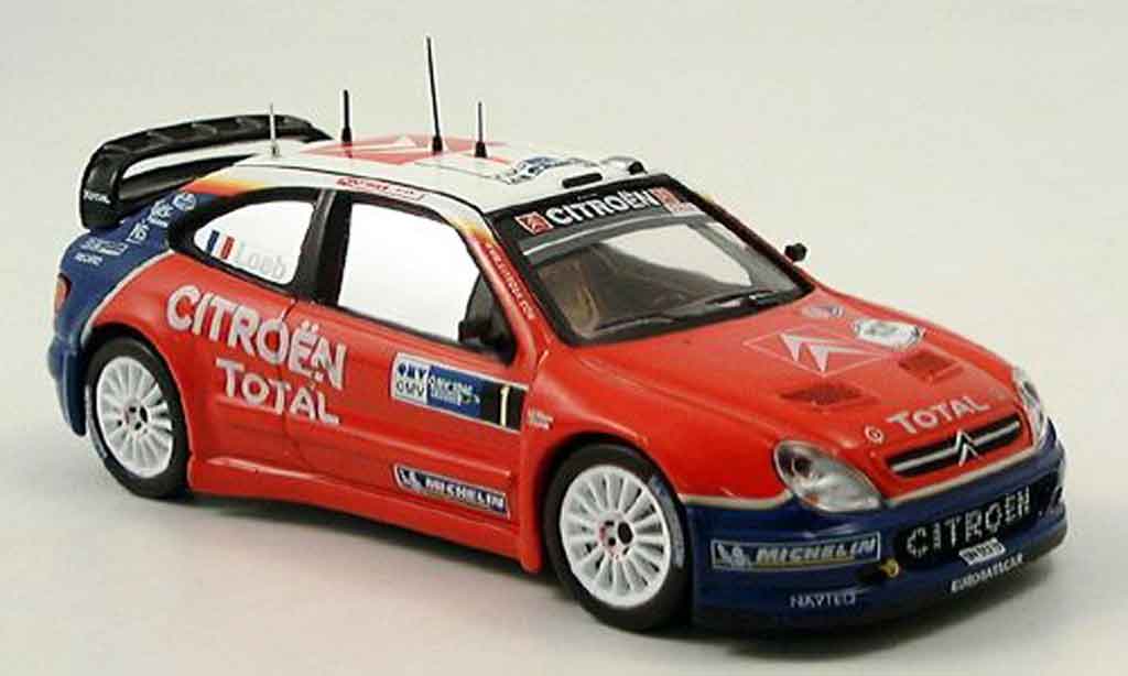 Citroen Xsara WRC 2005 1/43 IXO WRC 2005 no.1 sieger deutschland rallye modelauto