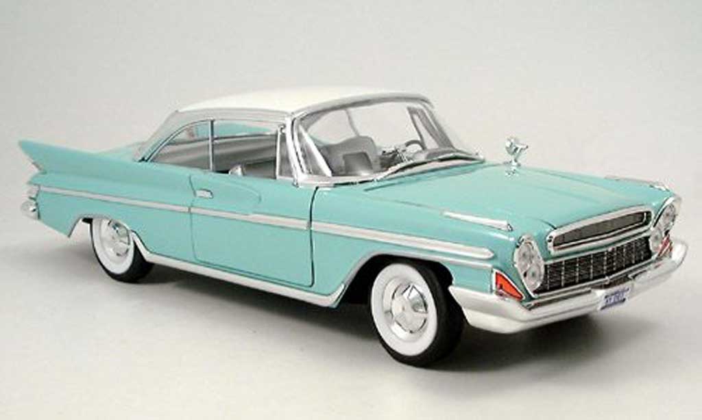 Desoto Adventurer 1/18 Yat Ming turkis/wit 1961 modelauto