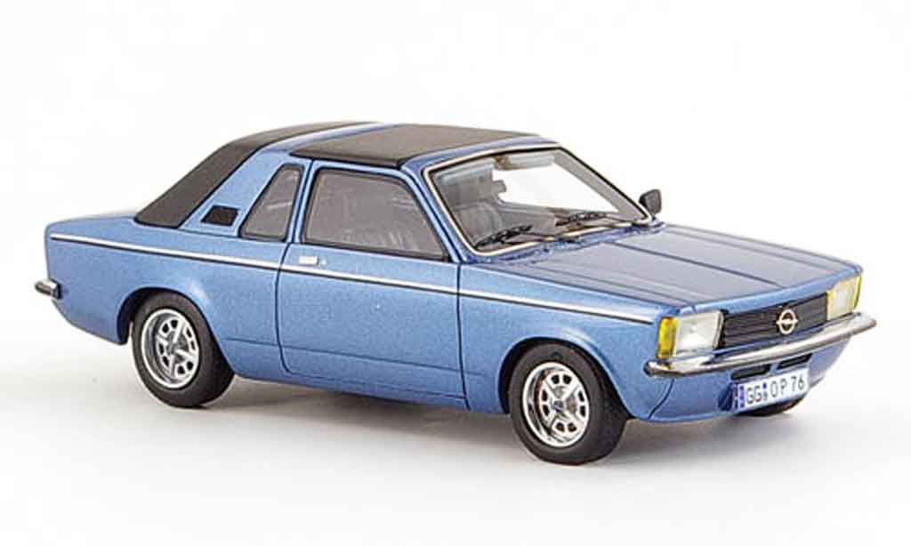 Opel Kadett C 1/43 Neo C aero blauw geschlossen 1978 modelauto