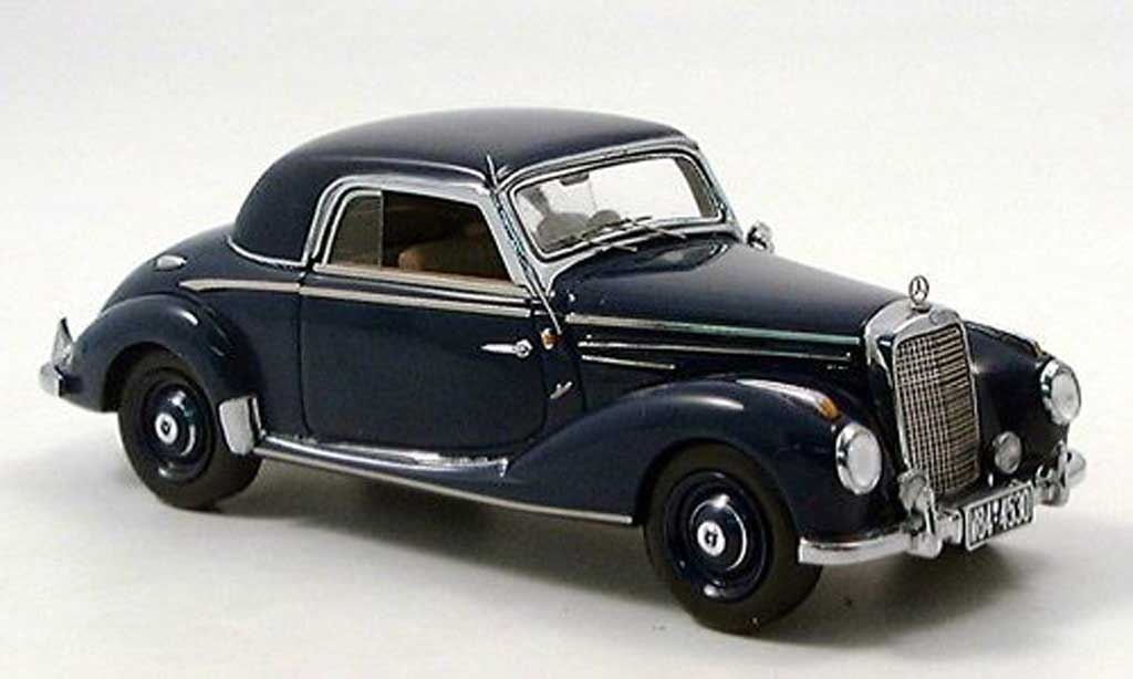 Mercedes 220 1/43 Spark Coupe (W187) blauw modelauto