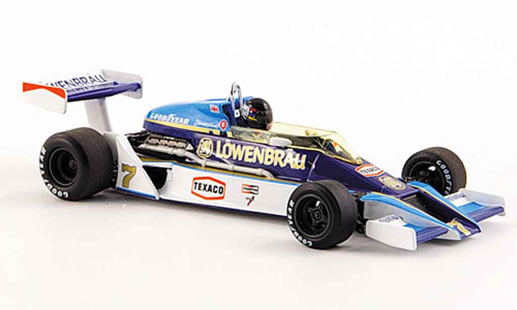 McLaren M26 1/43 Minichamps Ford Hunt US GP avec Motornachbildung 1978 modelauto