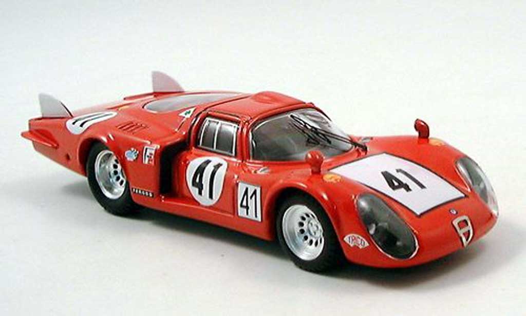 Alfa Romeo 33.2 1968 1/43 Best 1968 LM No.41 Bagheti/Vaccarell 24h Le Mans modelauto