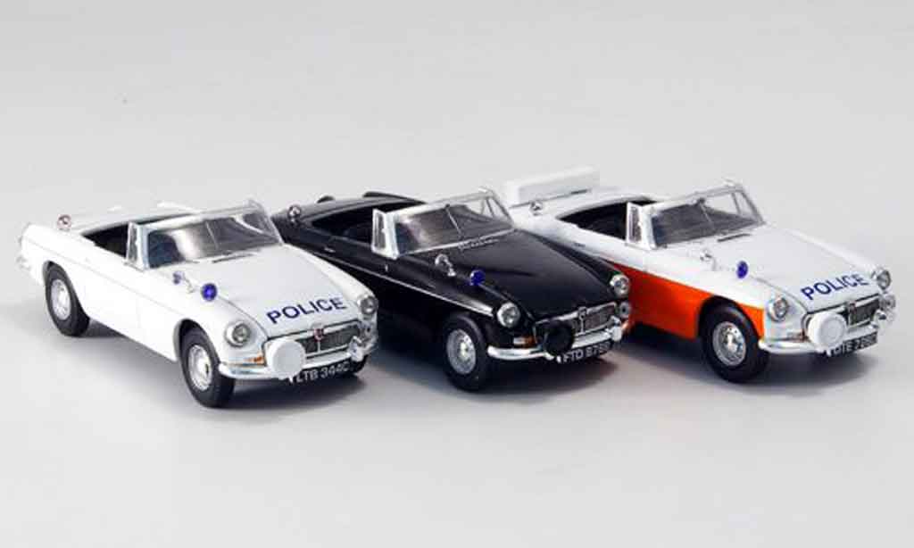 MG B 1/43 Vanguards Set politie Lancashire modelauto