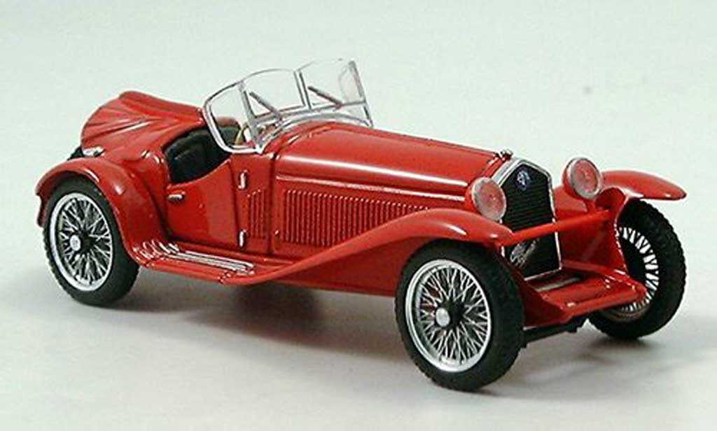 Alfa Romeo 2300 1/43 Brumm Cabrio rood modelauto