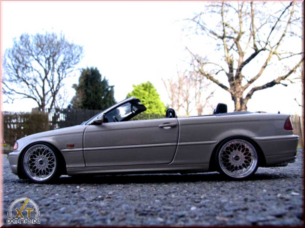 Bmw 328 cabriolet E46 ci champagne jantes 19 pouces bbs 1/18 Kyosho
