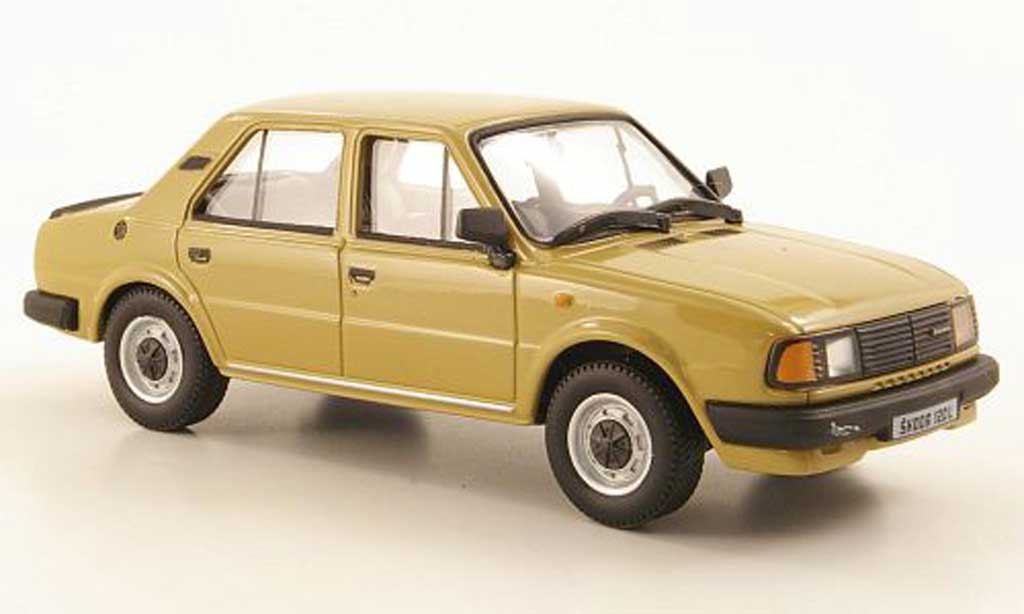 Skoda 120 1/43 Abrex L beige 1986 modelauto
