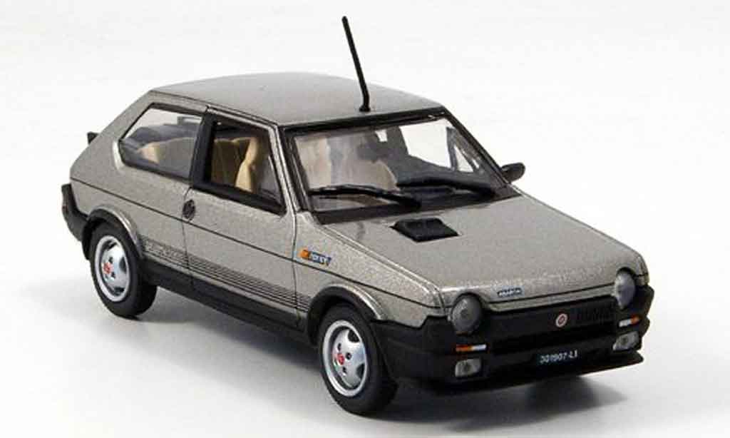 Fiat Ritmo 125 TC 1/43 Norev 125 TC Abarth grijs 1981 modelauto