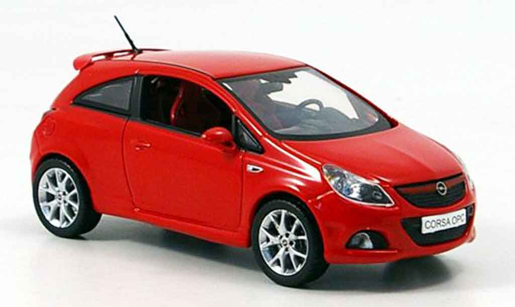 Opel Corsa 1/43 Norev sport rood 2006 modelauto