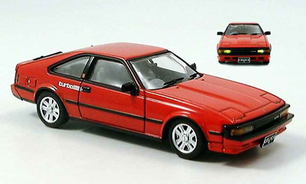 Toyota Celica 1/43 Aoshima g turbo rood 1983 modelauto