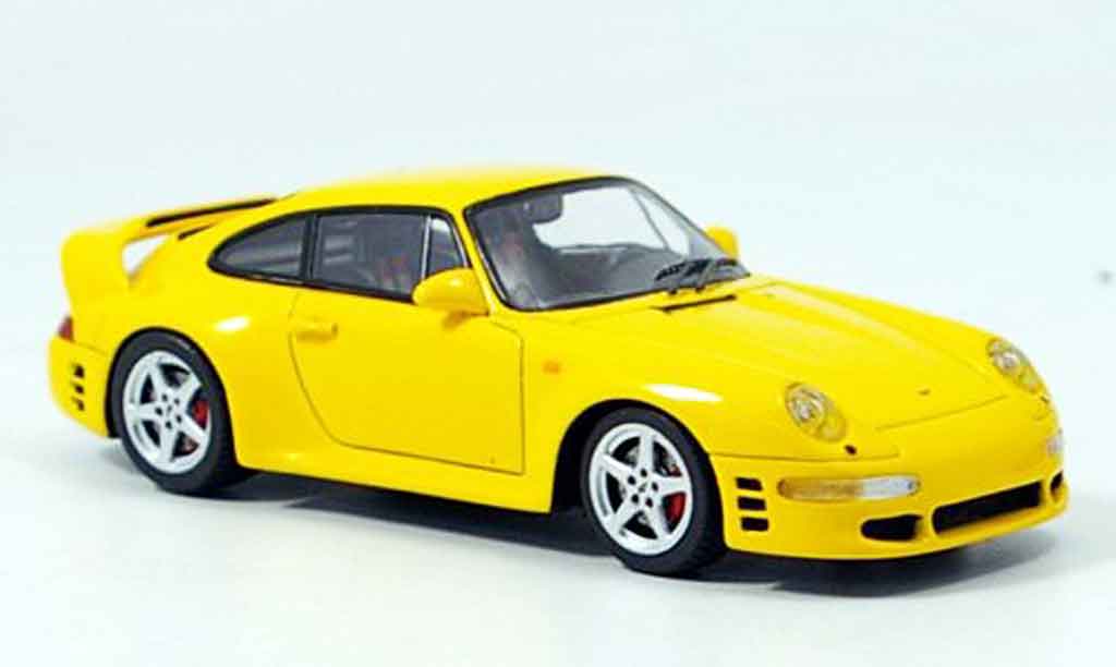 Ruf CTR 2 1/43 Spark 2 geel 1996 modelauto