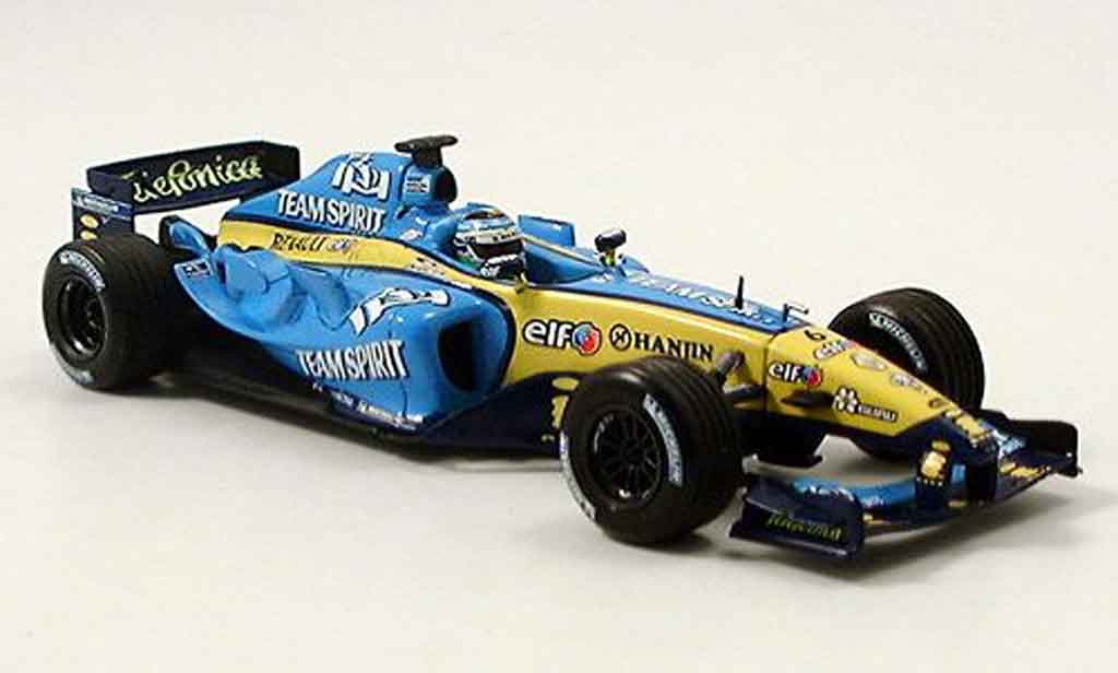 Renault F1 1/43 Minichamps f1 team r 25 showcar no.6 g. fisica 2005 modelauto