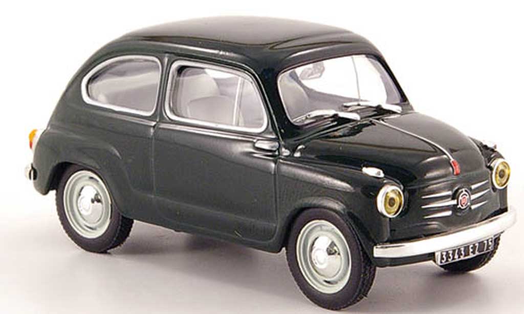 Fiat 600 1/43 Hachette grun 1957 modelauto