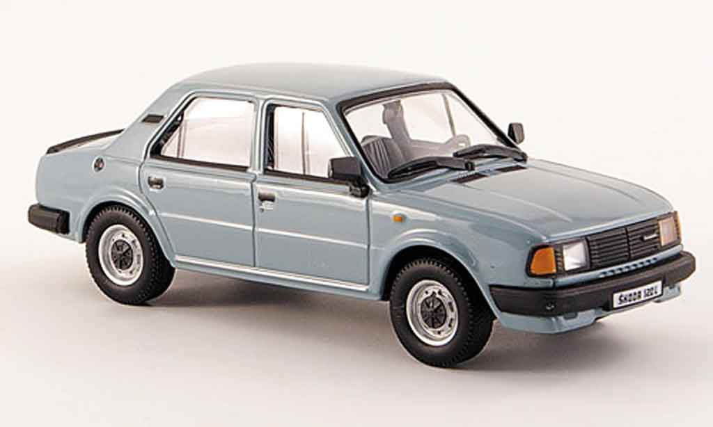 Skoda 120 1/43 Abrex l grijs 1986 modelauto