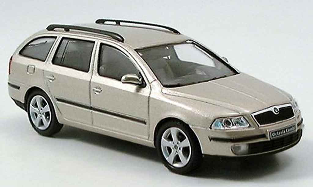 Skoda Octavia 1/43 Abrex combi beige modelauto