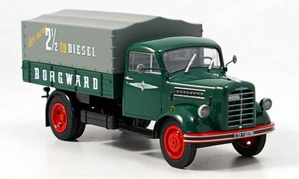 Borgward B 2500 1/43 Schuco Pritsche der neue 25 to Diesel modelauto