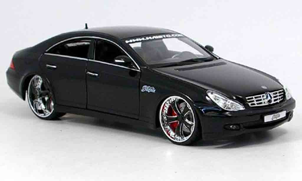 Mercedes Classe CLS 1/18 Maisto g-ridez tuning zwart modelauto