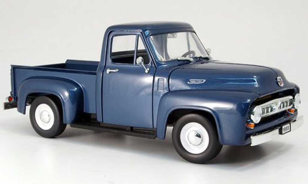 Ford F1 1/18 Yat Ming 00 grijs blauw 1953 modelauto
