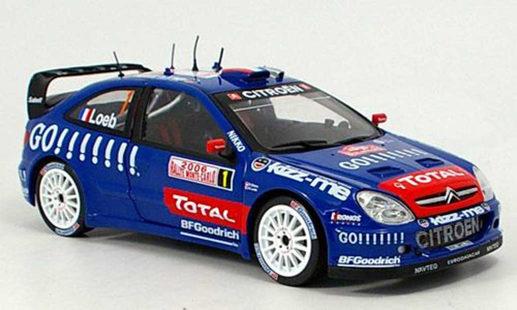 Citroen Xsara WRC 2006 1/18 Solido WRC 2006 no.1 total rallye monte carlo modelauto