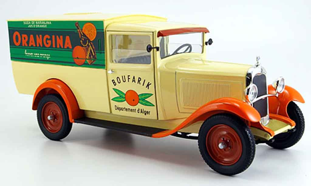 Citroen C4 1930 1/18 Solido 1930 lieferwagen orangina modelauto