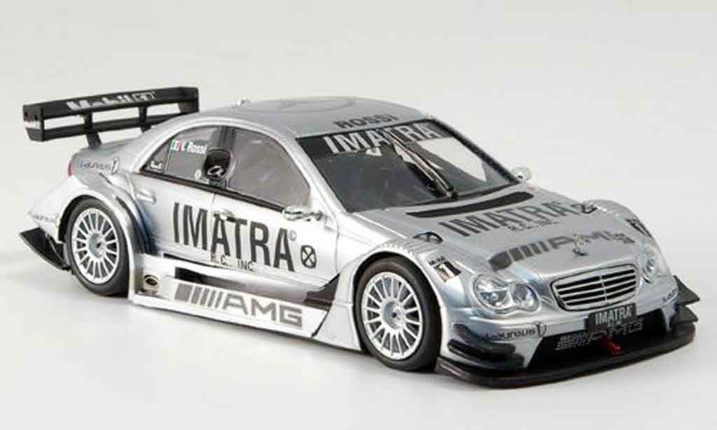 Mercedes Classe C 1/43 Minichamps AMG Test V.Rossi avec Figur modelauto