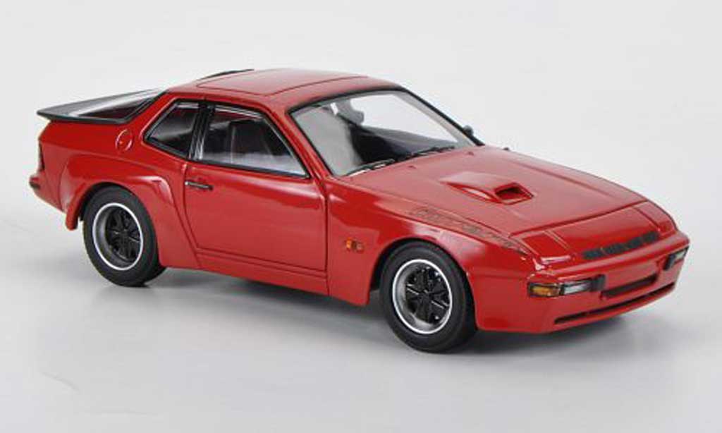 Porsche 924 1981 1/43 Minichamps 1981 Carrera GT rood modelauto