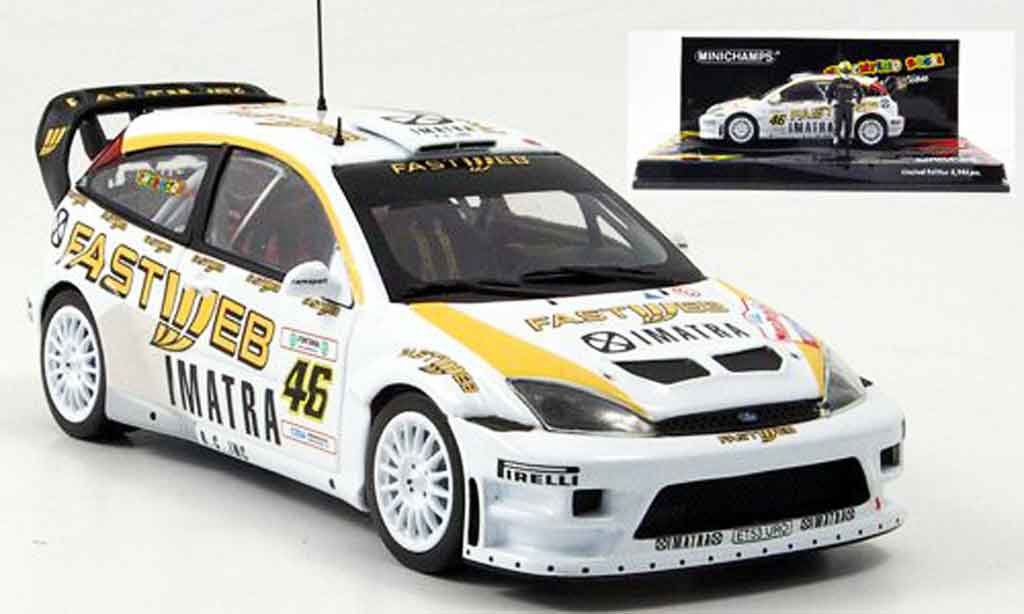 Ford Focus RS WRC 1/43 Minichamps RS WRC V.Rossi Sieger Monza Show 2006 modelauto