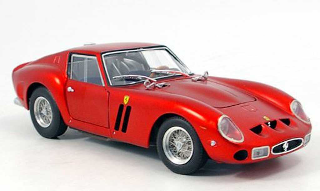 Ferrari 250 GTO 1/18 Hot Wheels Elite GTO serie elite met. rood 60th ferrari modelauto