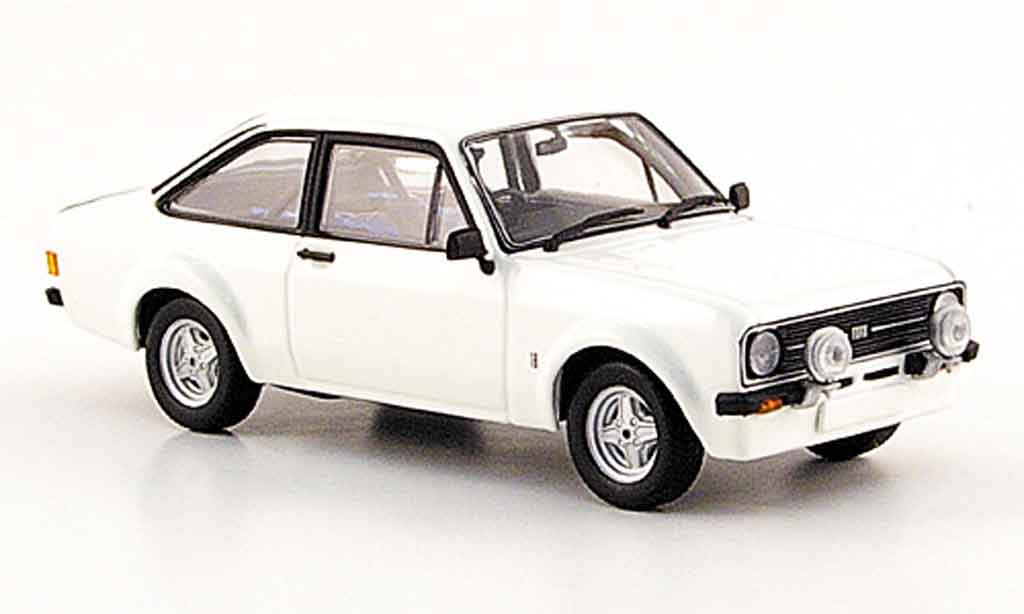 Ford Escort RS 1800 1/43 Minichamps RS 1800 Rally wit 1975 MK2 modelauto