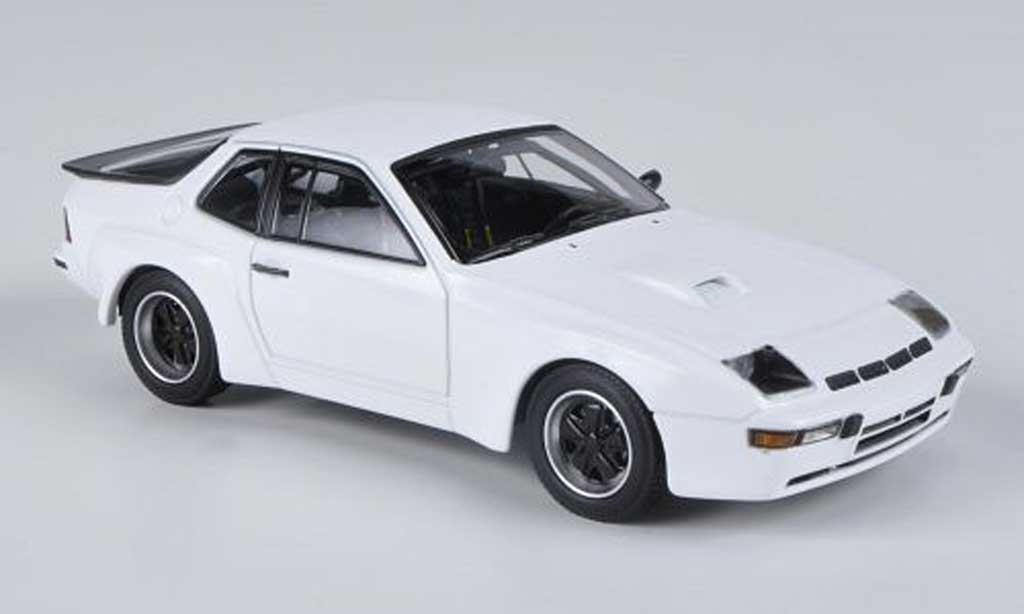 Porsche 924 1980 1/43 Minichamps 1980 Carrera GTS wit Prasentationsfahrzeug modelauto