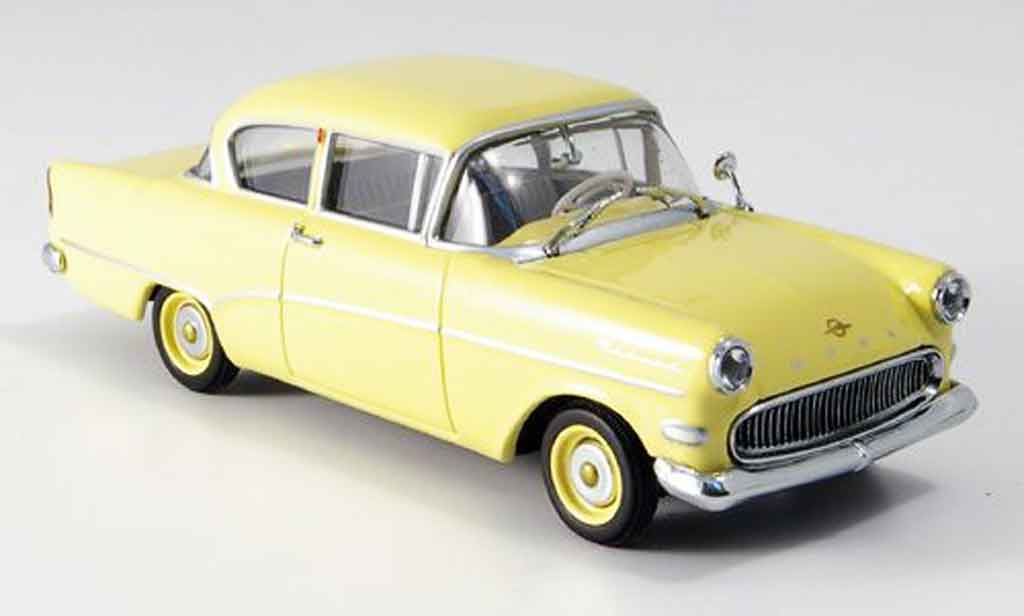 Opel Rekord 1/43 Minichamps p1 geel 1958 modelauto