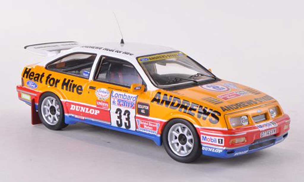 Ford Sierra Cosworth RS 1/43 Trofeu Cosworth RS No.33 Andrews Rally Grossbritannien 1989 R.Brookes/N.Wilson modelauto