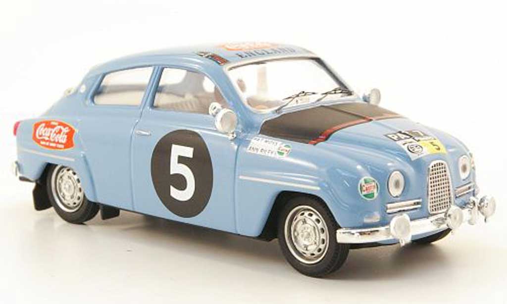 Saab 96 1/43 Trofeu No.5 Coca-Cola Safari Rally 12 P.Moss / A.Riley modelauto