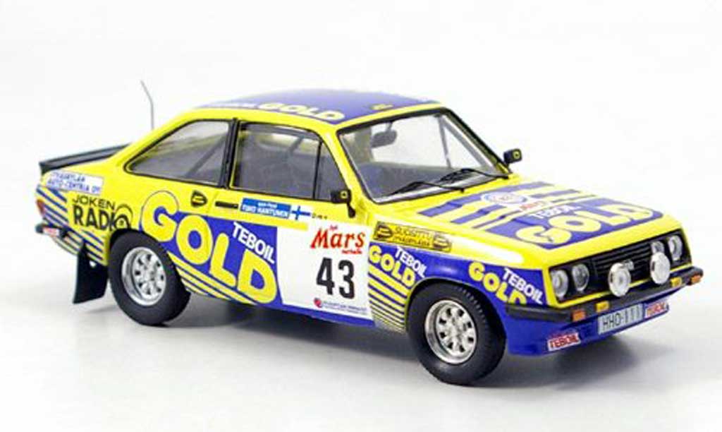 Ford Escort RS 2000 1/43 Trofeu RS 2000 No.43 Kankkunen 1000 Lakes 1979 modelauto