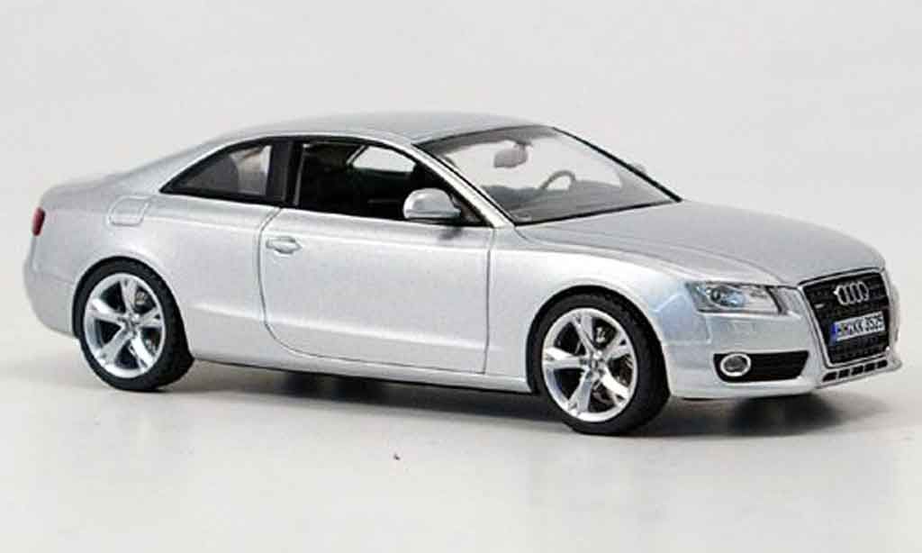 Audi A5 1/43 Schuco grijs metallic 2007 modelauto