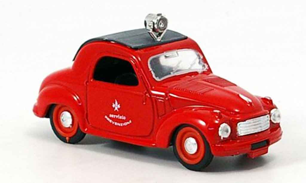 Fiat 500 1/43 Brumm C pompier Italien 1949 modelauto