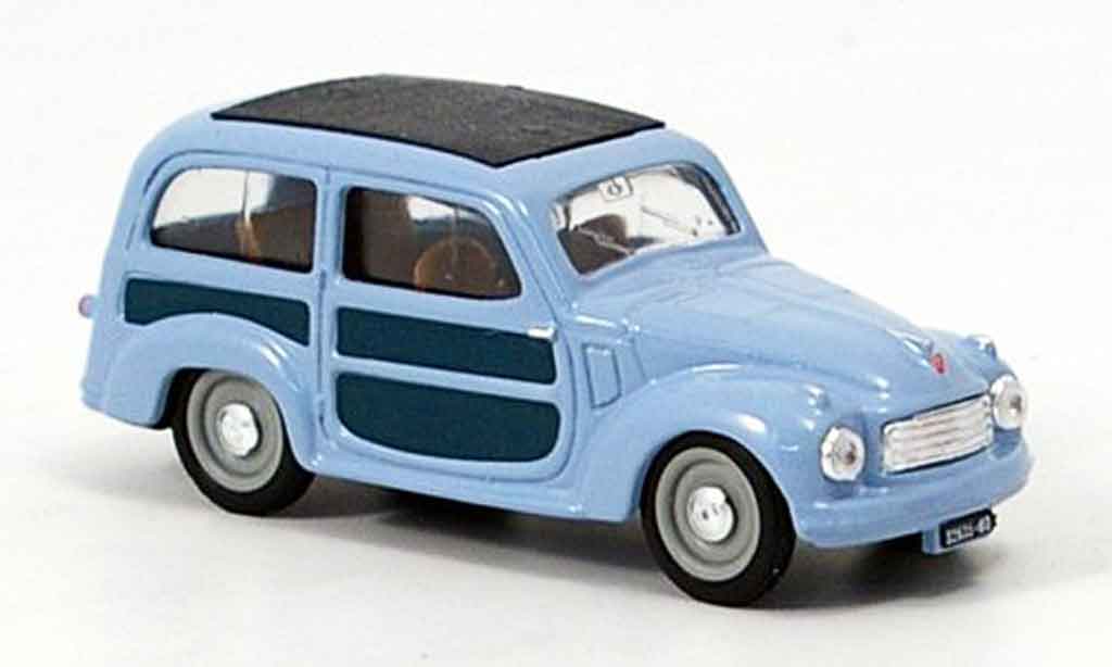 Fiat 500 1/43 Brumm C Belvedere blauw 1951 modelauto