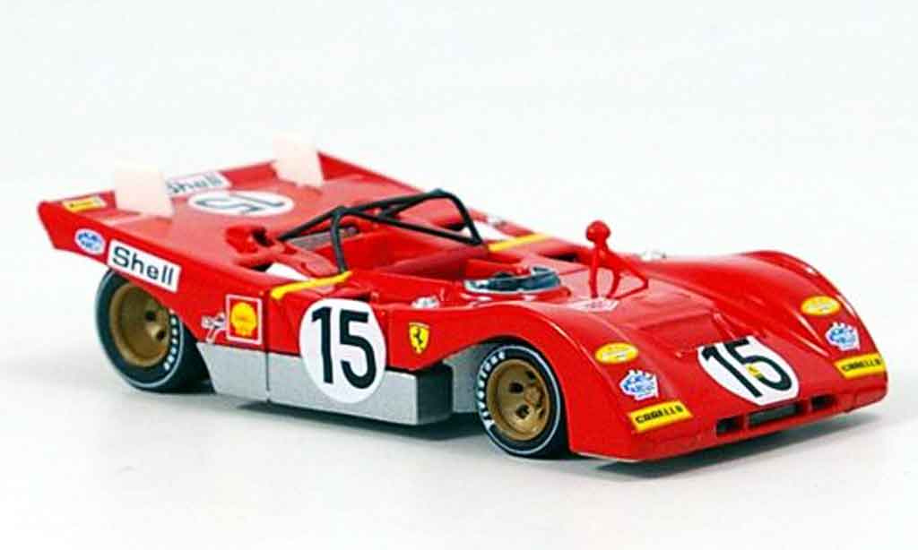 Ferrari 312 PB 1/43 Brumm PB no.15 ickx 1000km monza 1971 modelauto