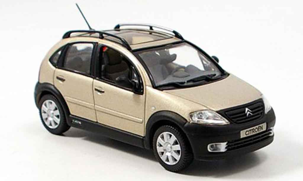Citroen C3 1/43 Norev x tr beige 2004 modelauto