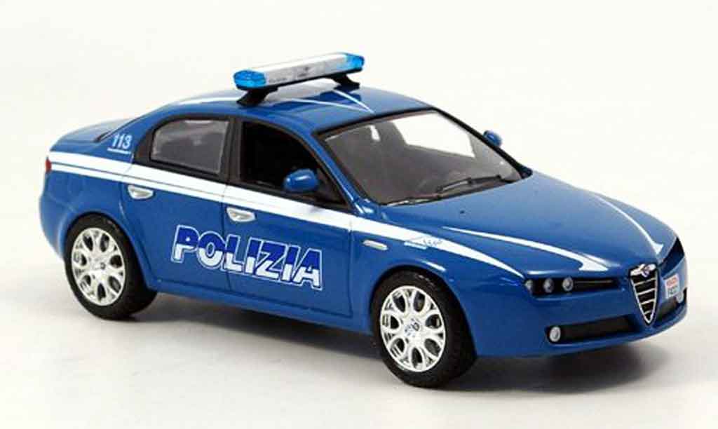 Alfa Romeo 159 1/43 Norev politie politie italien 2005 modelauto