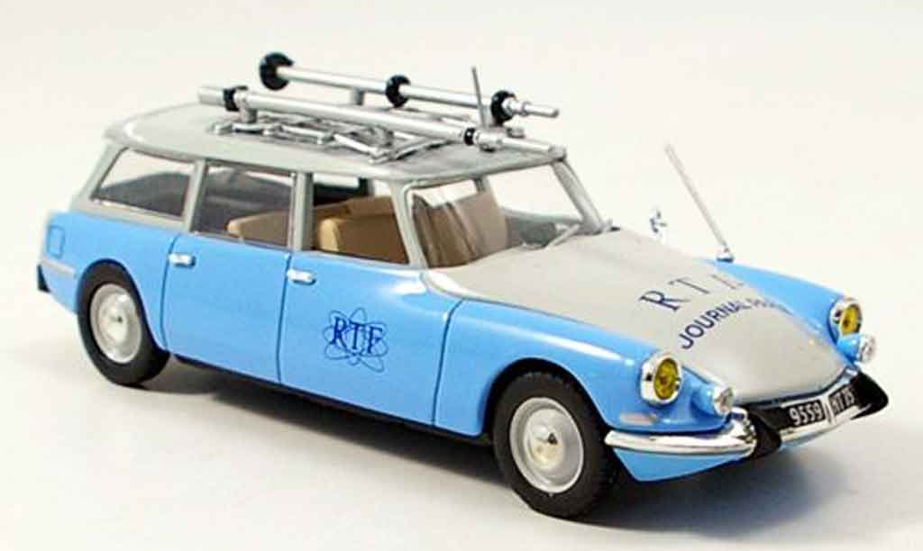 Citroen ID 19 1/43 Norev stationwagen rtf blauw 1963 modelauto
