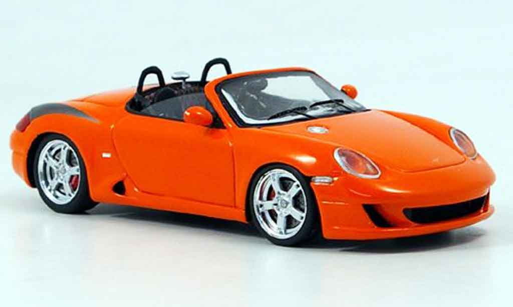 Ruf RK Spyder 1/43 Spark Spyder oranje 2006 modelauto