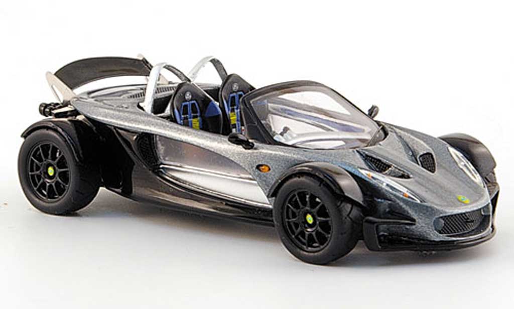 Lotus 340 1/43 Spark R grijs/zwart 2000 modelauto