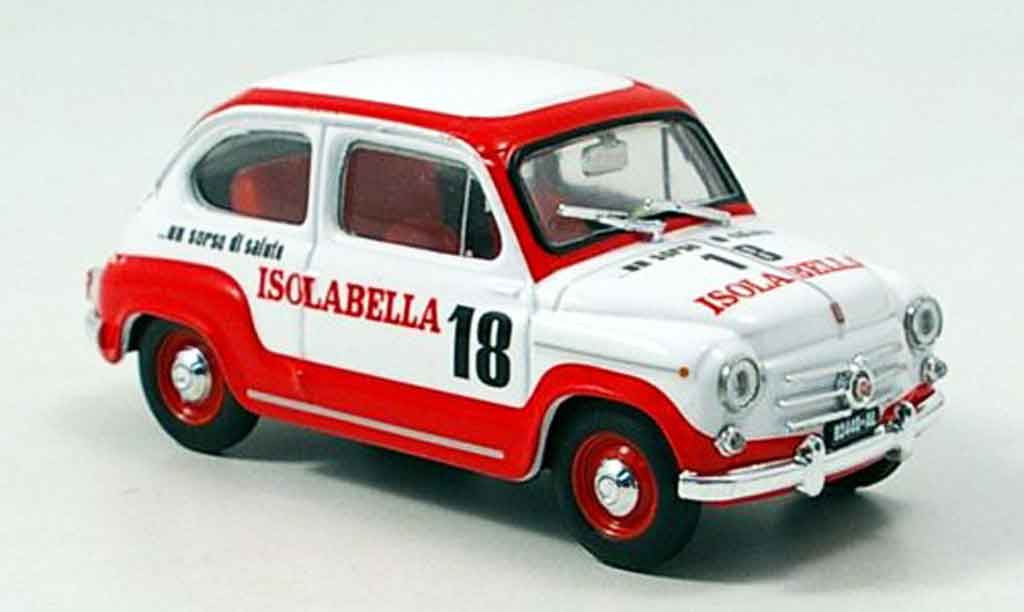 Fiat 600 1/43 Brumm D Amaro 18 Isolabella 1960 modelauto