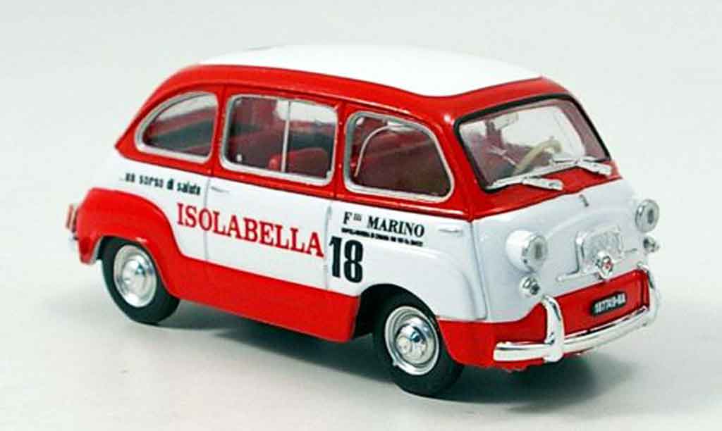 Fiat 600 1/43 Brumm Multipla Amaro 18 Isolabella 1960 modelauto