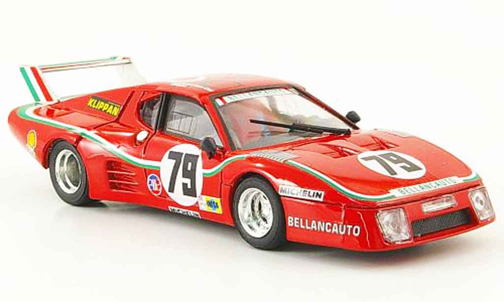 Ferrari 512 BB LM 1/43 Brumm BB LM no.79 bellancauto 24h le mans 1980 modelauto