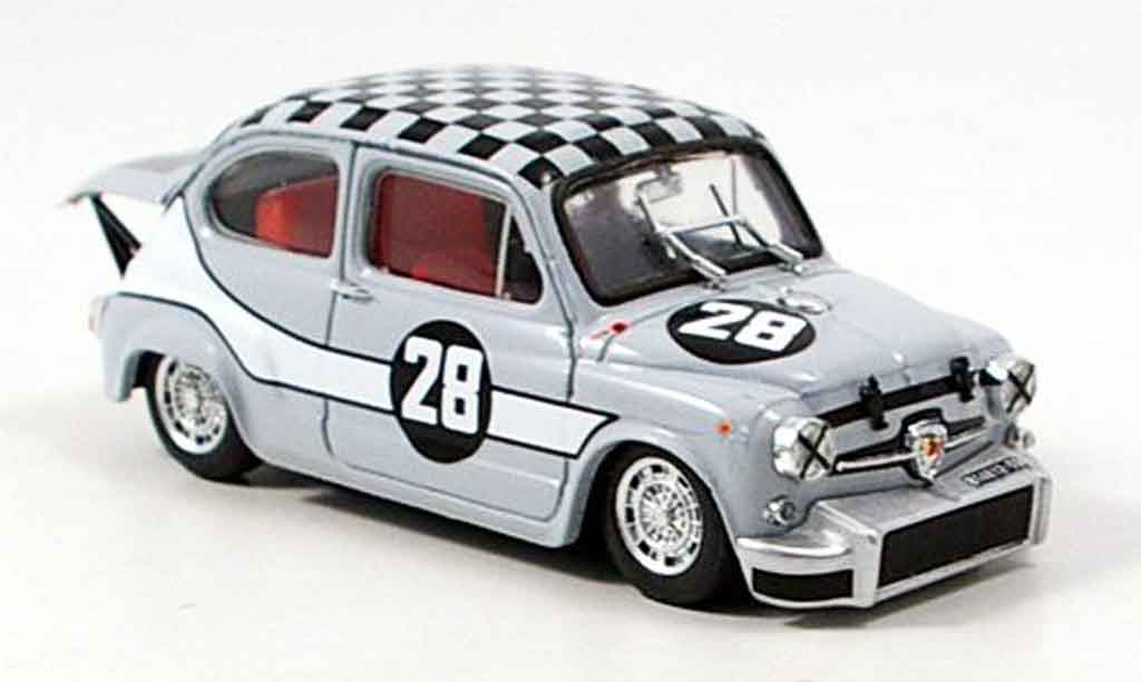 Fiat Abarth 1000 1/43 Brumm No.28 Zandvoort 1969 modelauto