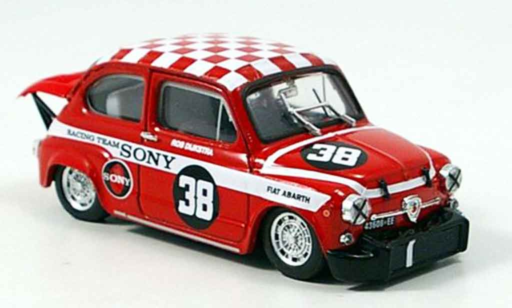 Fiat Abarth 1000 1/43 Brumm No.38 Dijkstra Sieger Zandvoort 1969 modelauto