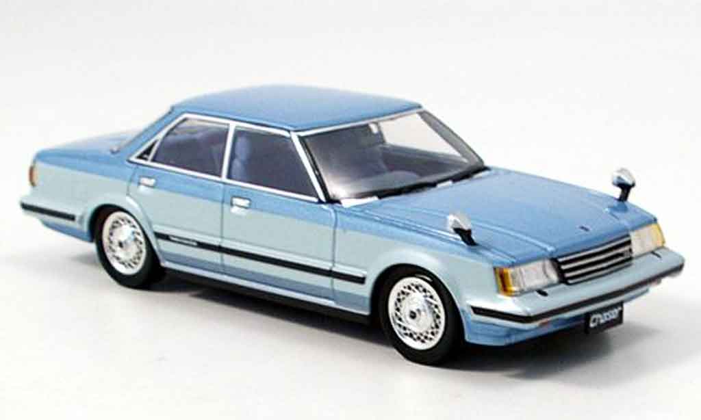 Toyota Chaser 1/43 Aoshima avante twincam 24 blauw 1982 modelauto
