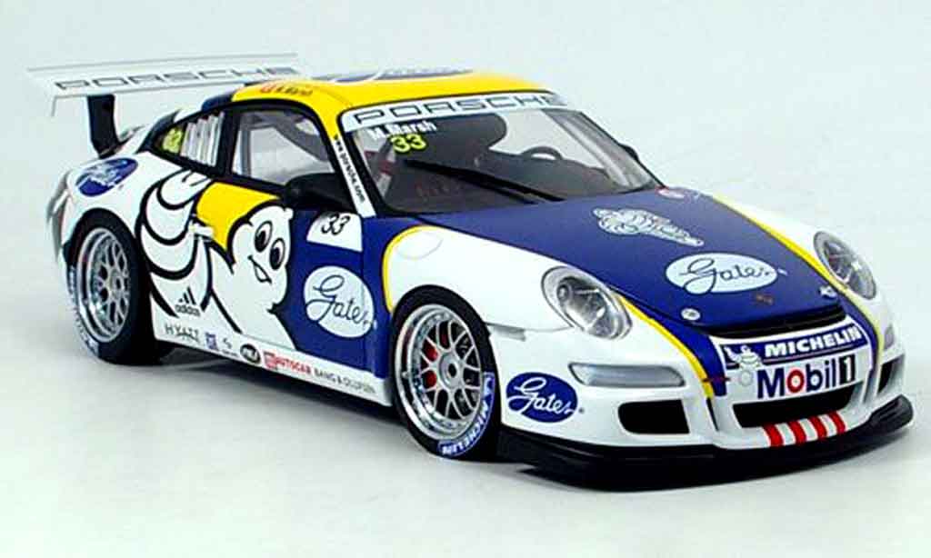Porsche 997 GT3 CUP 1/18 Autoart GT3 Cup 2006 no. 33 marsh modelauto