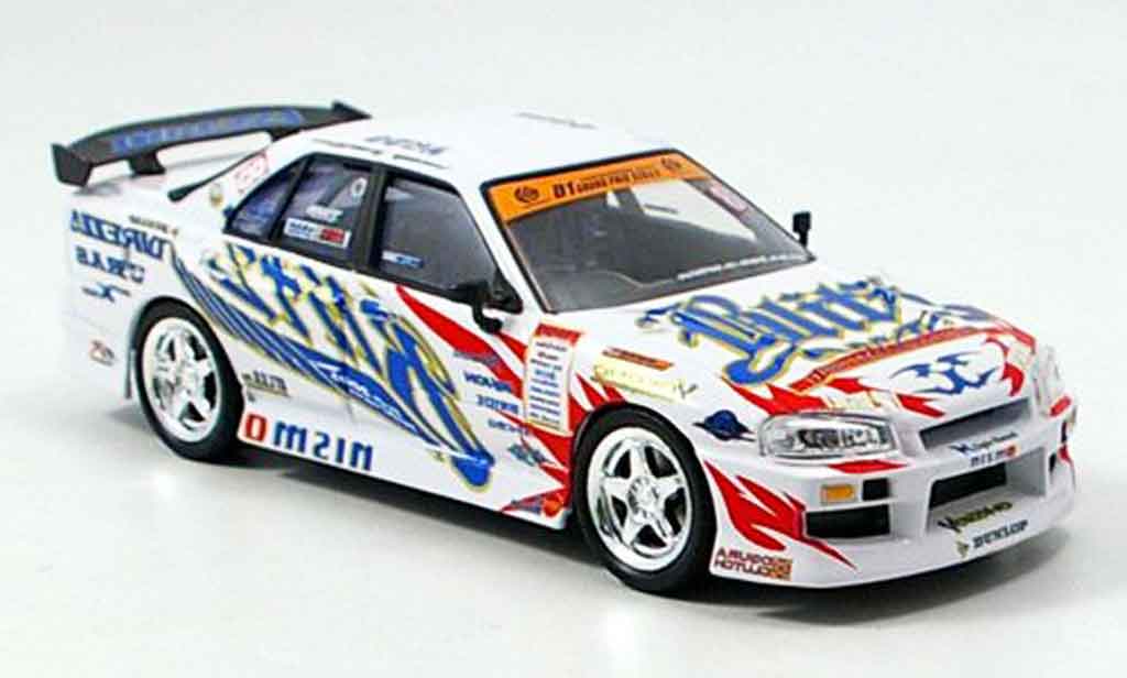 Nissan Skyline R34 1/43 Aoshima R34 Blitz 2005 modelauto